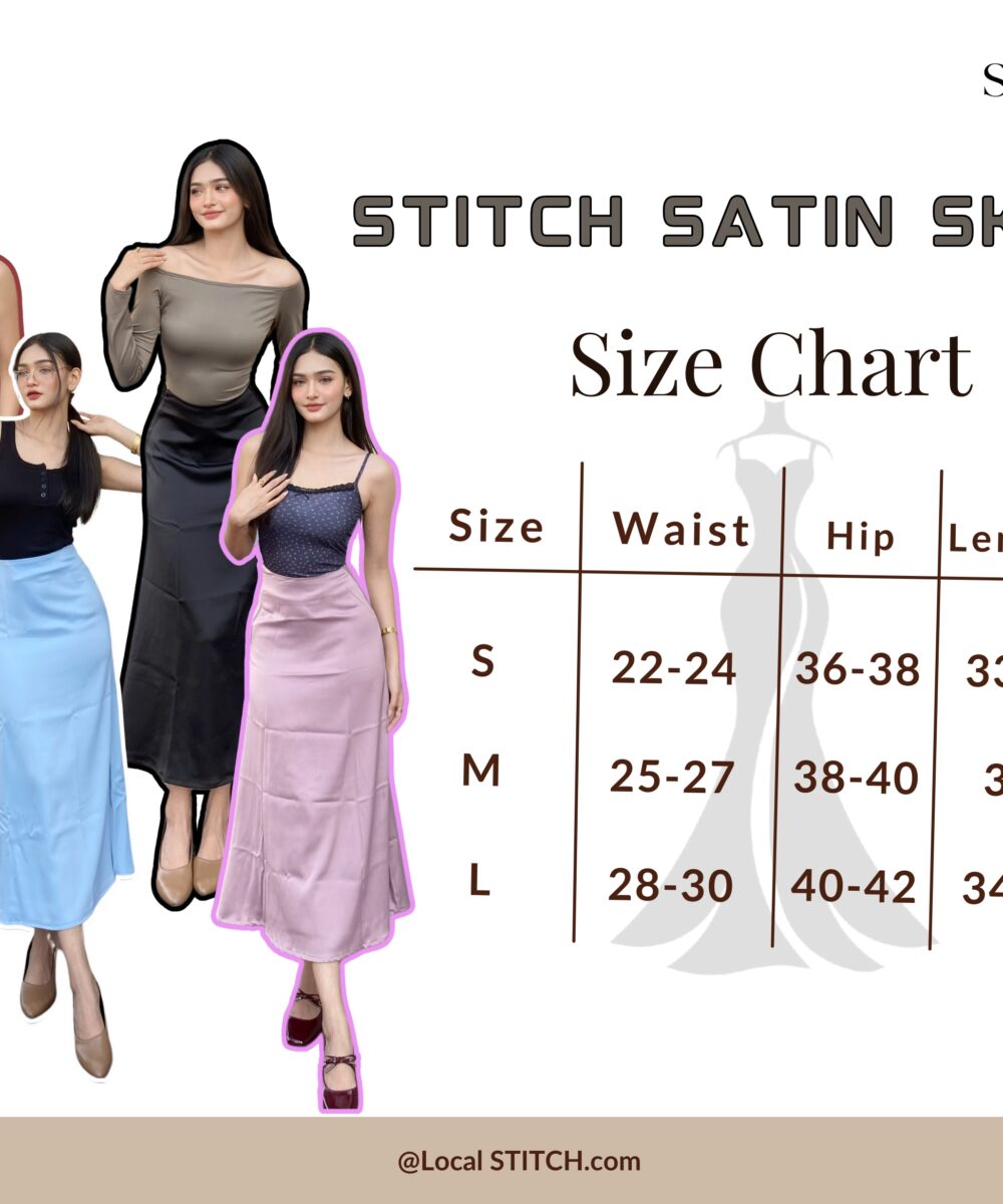 Stitch satin skirt - Image 9